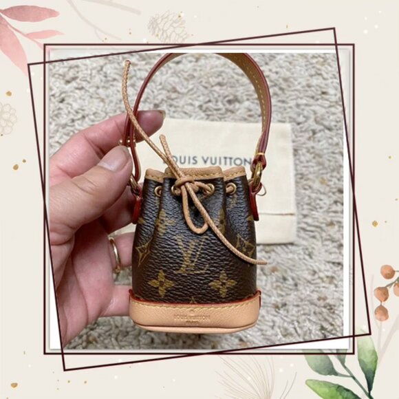 NWT Authentic Louis Vuitton Micro Noé bag charm - Picture 1 of 9